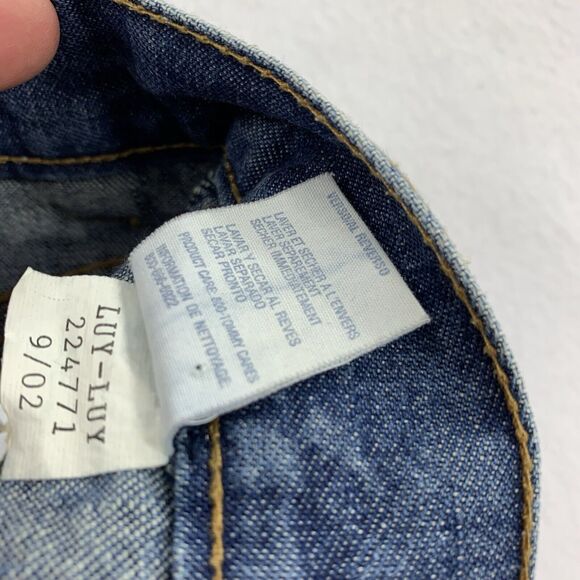 Vintage 2002 Y2K Tommy Hilfiger Flare Boot Cut Leg Jeans 11 Low Rise Blue Denim - Picture 7 of 11